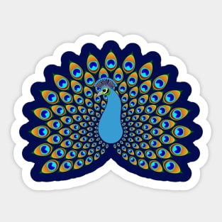 Peacock Sticker